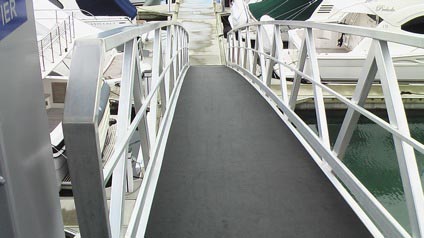 New, Curved, Aesthetically Pleasing, All-Aluminium Gangway